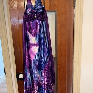 Floor length formal dress